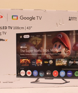 Televizors SALE OUT. Sharp 43HR7265E | 43 | Smart TV | Google TV | Black | DAMAGED PACKAGING  Hover