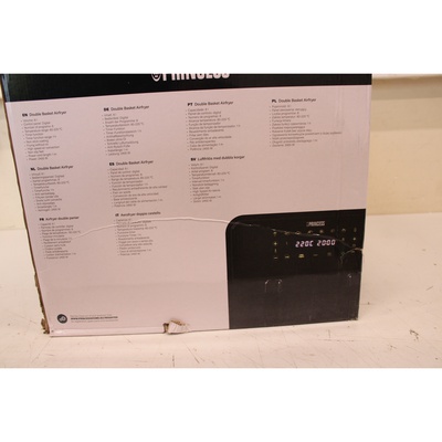  SALE OUT. Princess Double Basket Airfryer | 182068 | Power 2400 W | Capacity 8 L | Black | DAMAGED PACKAGING
