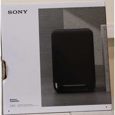  SALE OUT. Sony SA-SW5 Wireless 300W Subwoofer for HT-A9/A7000 | Sony Speaker | Subwoofer for HT-A9/A7000 | DAMAGED PACKAGING | 300 W | Black | 2 Ω | Portable | Wireless connection