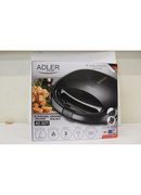  SALE OUT. Adler Nut Cookie Maker | AD 3071 | 750 W | Number of pastry 12 | Nuts | Black | DAMAGED PACKAGING Hover