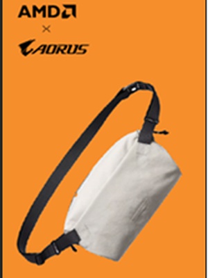  Gigabyte AORUS AMD | Sling Bag | Grey  Hover