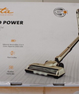  SALE OUT. ETA Vacuum Cleaner | Gold Power 1212 90000 | Cordless operating | 250 W | 21.6 V | Operating time (max) 35 min | Cream | Warranty 24 month(s) | DEMO  Hover