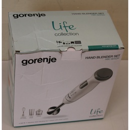 Blenderis SALE OUT. Gorenje Hand Blender | HBC804QW | Hand Blender | 800 W | Jar capacity 0.5 L | White | DAMAGED PACKAGING