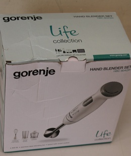 Blenderis SALE OUT. Gorenje Hand Blender | HBC804QW | Hand Blender | 800 W | Jar capacity 0.5 L | White | DAMAGED PACKAGING  Hover
