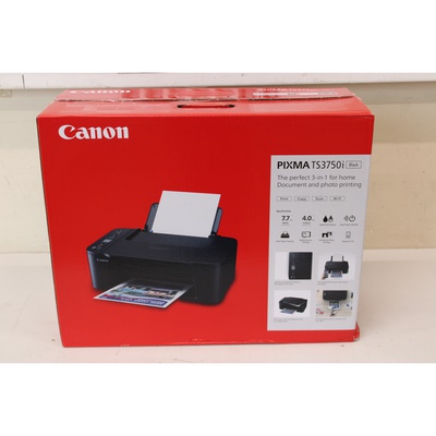 Printeris SALE OUT. Canon PIXMA TS3750I | Inkjet | Colour | Multicunction Printer | A4 | Wi-Fi | Black | DAMAGED PACKAGING