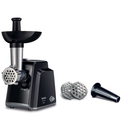 Gaļas maļamās mašīna TEFAL Meat Grinder | NE1088 | Stainless Steel/Black | 300 W | Number of speeds 1 | Throughput (kg/min) 1.7