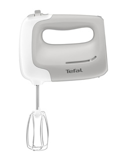Mikseris TEFAL | Hand Mixer | HT450B38 | Hand Mixer | 450 W | Number of speeds 5 | Turbo mode | White  Hover
