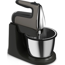Mikseris TEFAL | Hand Mixer | Powermix Silence HT654E38 | Hand Mixer | 600 W | Number of speeds 5 | Turbo mode | Dark grey