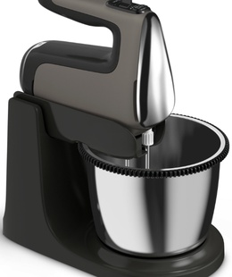 Mikseris TEFAL | Hand Mixer | Powermix Silence HT654E38 | Hand Mixer | 600 W | Number of speeds 5 | Turbo mode | Dark grey  Hover