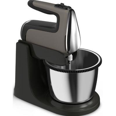 Mikseris TEFAL | Hand Mixer | Powermix Silence HT654E38 | Hand Mixer | 600 W | Number of speeds 5 | Turbo mode | Dark grey