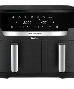  TEFAL | Air Fryer | EY942HE0 Easy Fry Dual XXL | Power 2700 W | Capacity 11 L | Black  Hover