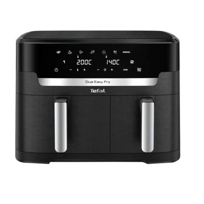  TEFAL | Air Fryer | EY942HE0 Easy Fry Dual XXL | Power 2700 W | Capacity 11 L | Black