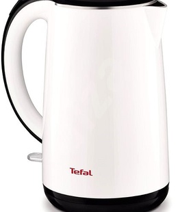 Tējkanna TEFAL KO260130 Standard kettle 2400 W 1.7 L Stainless steel 360° rotational base White  Hover