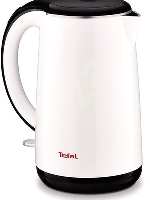 Tējkanna TEFAL KO260130 Standard kettle 2400 W 1.7 L Stainless steel 360° rotational base White  Hover