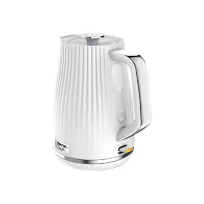 Tējkanna TEFAL | Electric Kettle | KO250130 | Electric | 2400 W | 1.7 L | Plastic | 360° rotational base | White