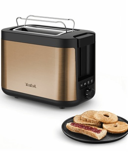 Tosteris TEFAL Toaster | TT430G10 Coppertinto | Number of slots 2 | Housing material  Stainless steel | Gold  Hover