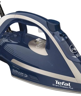  TEFAL | FV6872E0 | Steam Iron | 2800 W | Water tank capacity 270 ml | Continuous steam 40 g/min | Steam boost performance  g/min | Blue/Silver  Hover