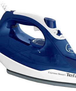  TEFAL FV2838E0 Steam Iron 2400 W Water tank capacity 270 ml Continuous steam 40 g/min Blue/White  Hover