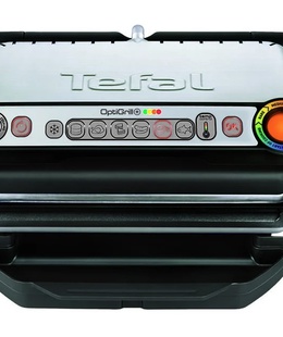  TEFAL | OptiGrill+ + Waffle plate set | GC716D12 | Electric Grill | 2000 W | Silver  Hover
