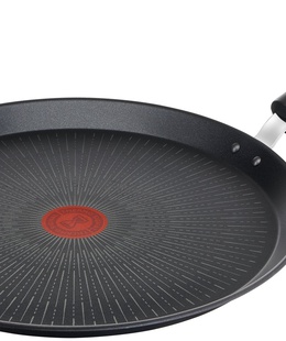 Panna TEFAL Pancake Pan G2553872 Unlimited Pancake Diameter 25 cm Suitable for induction hob Fixed handle Black  Hover