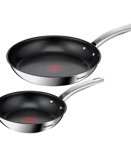 Panna TEFAL | Pan Set | Intuition B817S255 | Frying | Diameter 20/26 cm | Suitable for induction hob | Fixed handle | Black/Silver  Hover