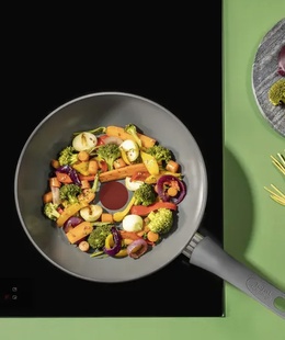 Panna TEFAL Pan | C4261943 | Wok | Diameter 28 cm | Suitable for induction hob | Fixed handle  Hover
