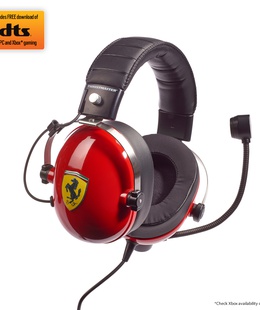 Austiņas Thrustmaster | Gaming Headset | DTS T Racing Scuderia Ferrari Edition | Wired | Over-Ear | Red/Black  Hover