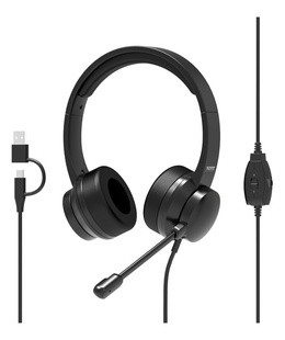 Austiņas PORT CONNECT Stereo Headset Wired USB Comfort | PORT CONNECT  Hover