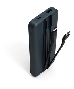 PORT CONNECT Powerbank 10 000 mAh - 2 x Built-in Cable | PORT CONNECT  Hover