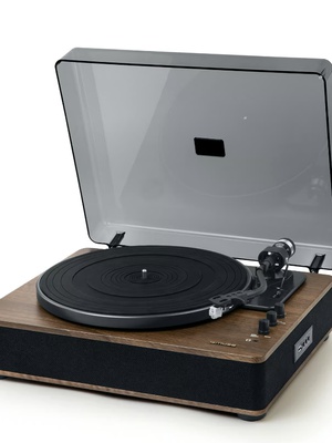  Muse Turntable Stereo System with Bluetooth Out | MT-107 BTO | 2x5 W | Bluetooth | Black/Brown  Hover