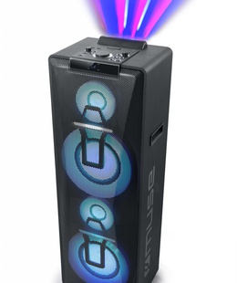  Muse | Party Box Double Bluetooth CD Speaker | M-1990 DJ | 1000 W | Bluetooth | Black | Wireless connection  Hover