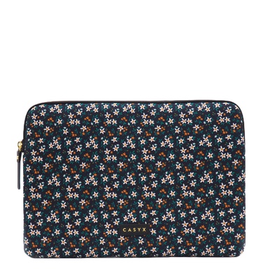  Casyx | SLVS-000013 | Casyx for MacBook | Fits up to size 13 ”/14  | Sleeve | Midnight Garden | Waterproof