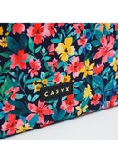  Casyx | Fits up to size 13 ”/14  | Casyx for MacBook | SLVS-000023 | Sleeve | Canvas Flowers Dark | Waterproof Hover