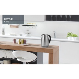 Tējkanna Gorenje | Kettle | K17S | Electric | 2000 W | 1.7 L | Stainless steel | 360° rotational base | Stainless steel