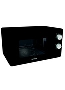 Mikroviļņu krāsns Gorenje | Microwave oven | MO20E1B | Free standing | 20 L | 800 W | Black Hover