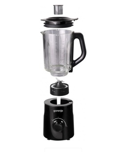 Blenderis Gorenje | Blender | B800GBK | Tabletop | 800 W | Jar material Glass | Jar capacity 1.5 L | Ice crushing | Black  Hover