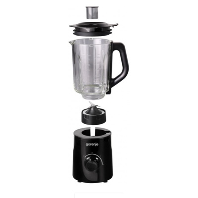 Blenderis Gorenje | Blender | B800GBK | Tabletop | 800 W | Jar material Glass | Jar capacity 1.5 L | Ice crushing | Black