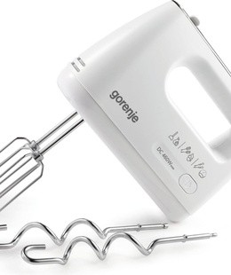 Mikseris Gorenje | Hand Mixer | M460CDC | Hand Mixer | 460 W | Number of speeds 5 | Turbo mode | White  Hover