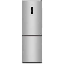  Gorenje Refrigerator | NRK6192AS4 | Energy efficiency class E | Free standing | Combi | Height 186 cm | No Frost system | Fridge net capacity 207 L | Freezer net capacity 97 L | Display | 39 dB | Grey