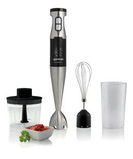 Blenderis Gorenje Hand blender | HBX1000E | Hand Blender | 1000 W | Jar material Plastic | Jar capacity 0.5 L | Black  Hover
