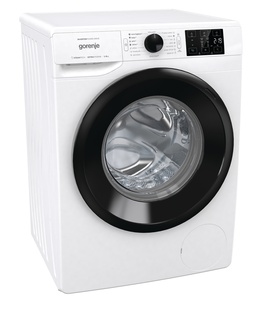 Veļas mazgājamā  mašīna Gorenje Washing Machine WNEI84BS Energy efficiency class B Front loading Washing capacity 8 kg 1400 RPM Depth 54.5 cm Width 60 cm Display LED Steam function Self-cleaning White  Hover