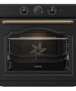 Cepeškrāsnis Gorenje Oven | BOS67372CLB | 77 L | Electric | AquaClean | Mechanical control | Steam function | Height 59.5 cm | Width 59.5 cm | Black  Hover
