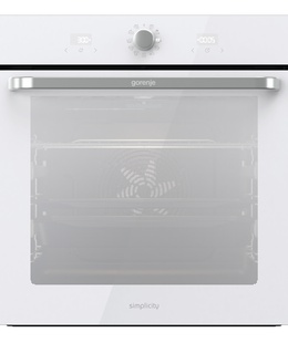 Cepeškrāsnis Gorenje Oven | BOS6737SYW | 77 L | Electric | AquaClean | Mechanical control | Steam function | Height 59.5 cm | Width 59.5 cm | White  Hover