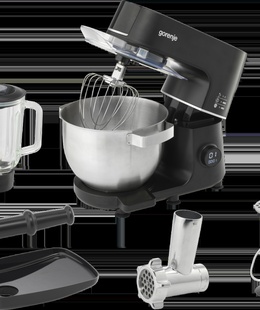 Virtuves kombains Gorenje | Kitchen Machine | MMC1000SCB | 1000 W | Number of speeds 12 | Bowl capacity 6 L  Hover