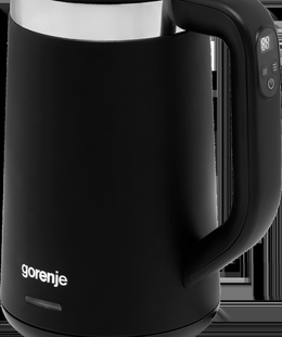 Tējkanna Gorenje Kettle | K17TRDW | Electric | 2200 W | 1.7 L | Plastic/Metal | 360° rotational base | Black  Hover