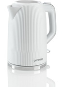 Tējkanna Gorenje Kettle | K17DPW | Electric | 2200 W | 1.7 L | Stainless steel | 360° rotational base | White
