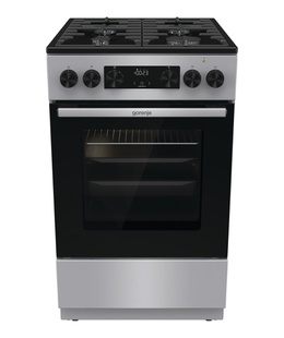Virtuves plīts Gorenje Cooker | GK5C42SF | Hob type Gas | Oven type  Electric | Grey | Width 50 cm | Depth 59.4 cm | 70 L  Hover