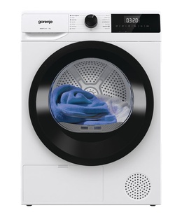 Veļas mazgājamā  mašīna Gorenje Dryer Machine | D2HNE7E | Energy efficiency class E | Front loading | 7 kg | Heat pump | LED | Depth 51 cm | White  Hover