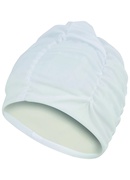  Fashy | FASHY Ruched Fabric Womens Swim Cap | White