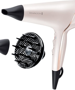 Fēns Remington | Hair dryer | ProLuxe AC9140 | 2400 W | Number of temperature settings 3 | Ionic function | Diffuser nozzle | White/Gold/Black  Hover